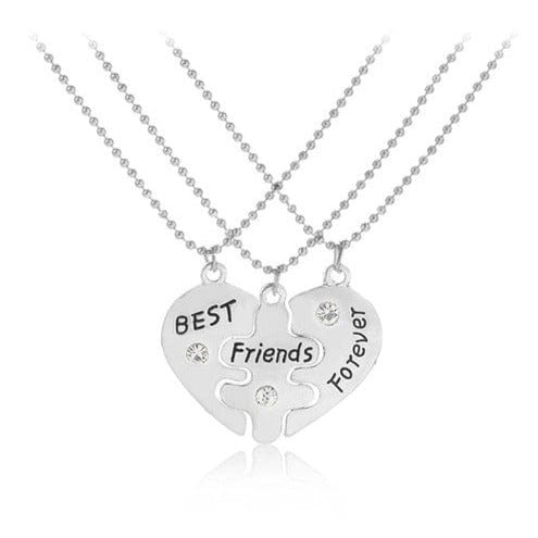 Best Friend Gifts Puzzle Piece Necklace for3