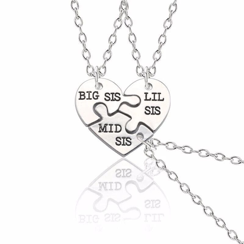 Big Sis Middle Sis Little Sis Necklace