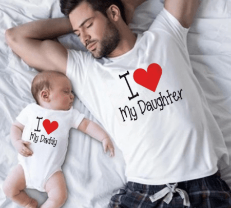 Love Daddy and Daughter T-shirt