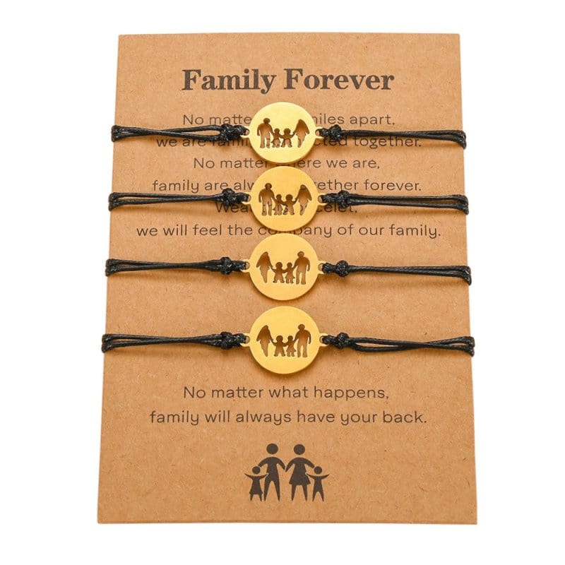Matching Family Bracelets for 4