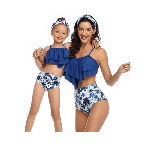 Matching Mother and Daughter Swimsuits