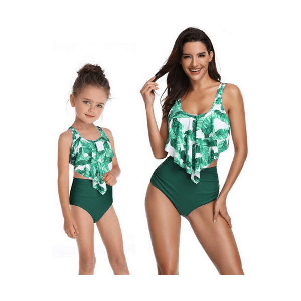 Matching Swimsuits Mom and Daughter