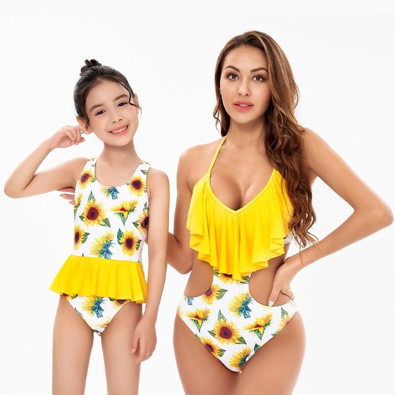 Mommy and Me One Piece Swimsuits