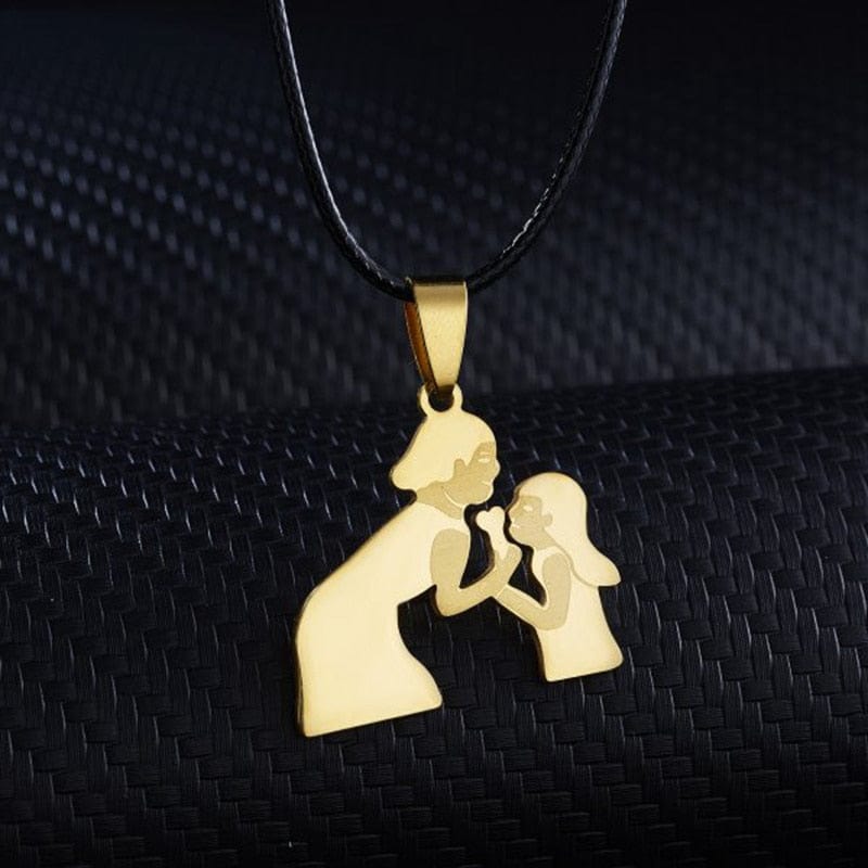 Mother Daughter Gold Necklace