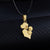 Mother Daughter Necklace Gold