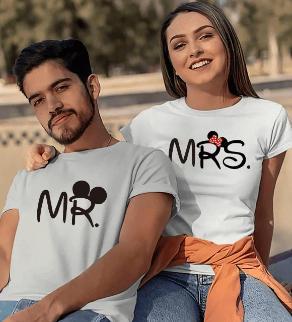 Mr and  Mrs Matching T-shirts