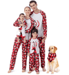 Pyjama noël famille reine rouge et blanc